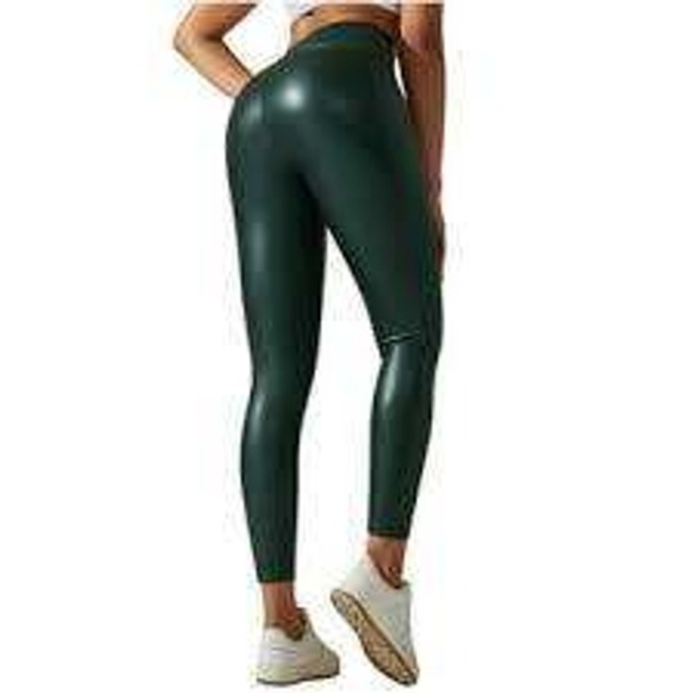 Women's Plus Size Sexy Stretchy High Waisted PLEATHER JEGGINGS‎ Leggings 16